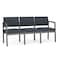 Lesro Lenox 3 Seat Tandem Seating W/ No Center Arms, 64.5 in W 24.5 in L 32 in H LS3101 - alternate 1